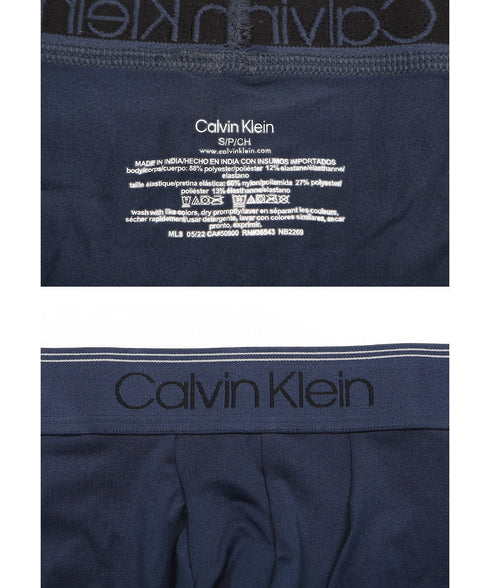 カルバンクライン Calvin Klein 【5枚セット】Micro Stretch メンズ ロングボクサーパンツ おしゃれ かっこいい 長め ブランド 無地 ロゴ ワンポイント OUTLET SALE_F